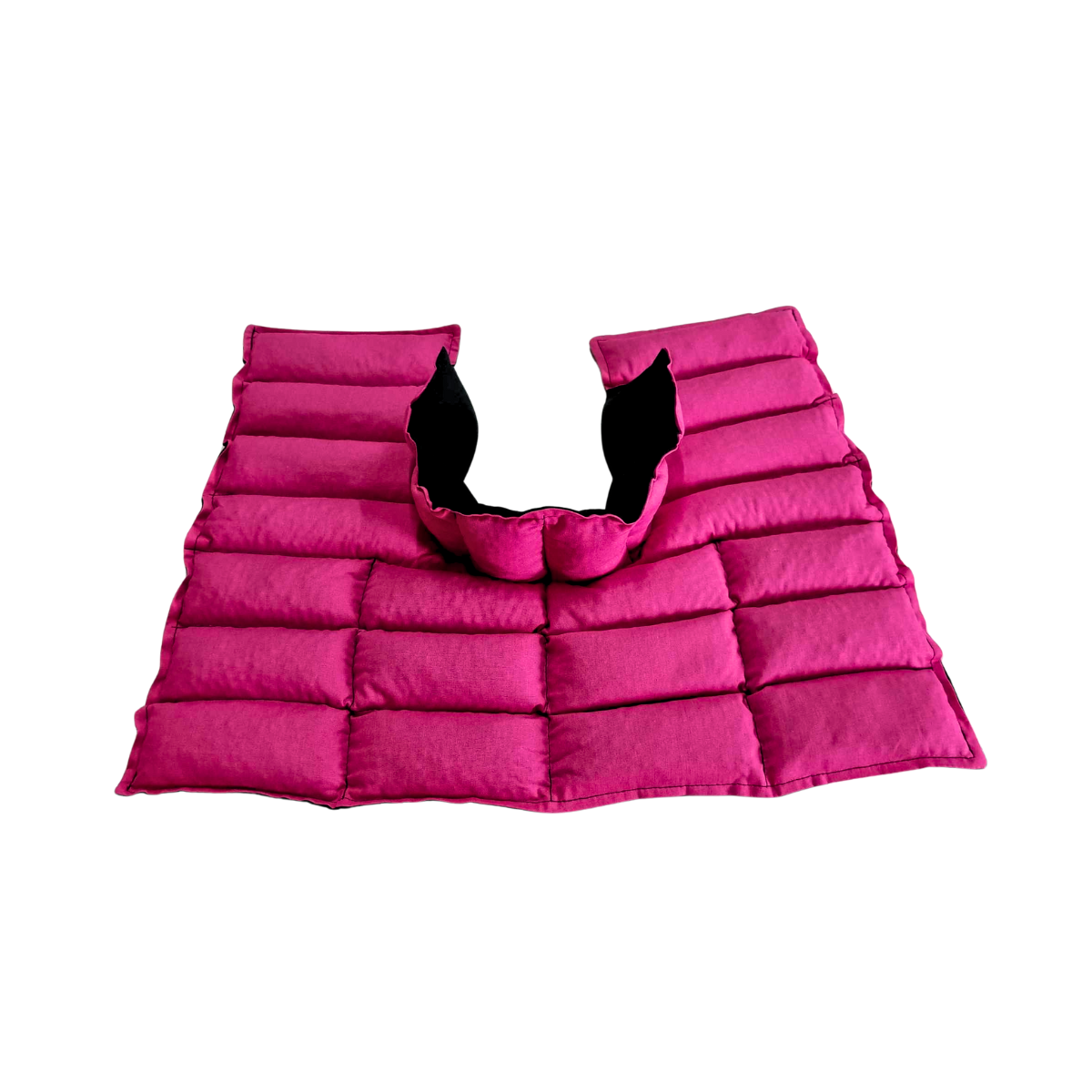 Fuchsia Neck & shoulder wheat bag Flat lay