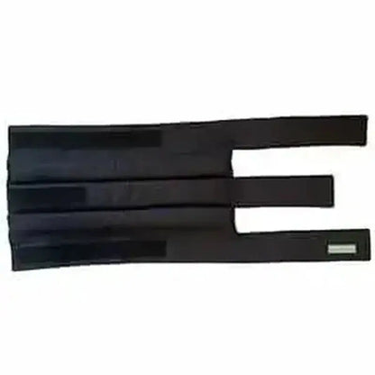 Knee Wheat Bag Black flat lay