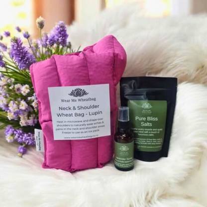 Neck & shoulder wheat bag gift set
